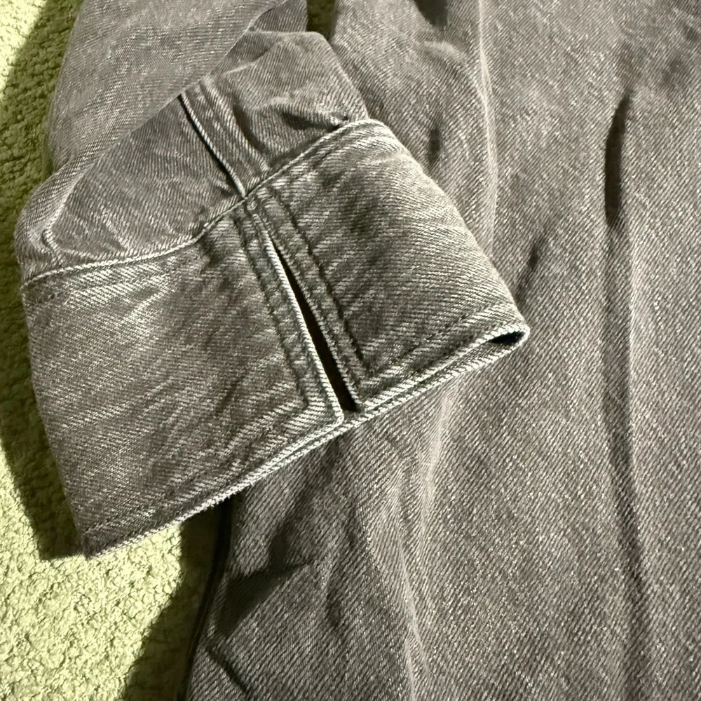 Madewell NWT Popover Mini Dress: Airy Denim Edition Faded Black Medium - Picture 5 of 7